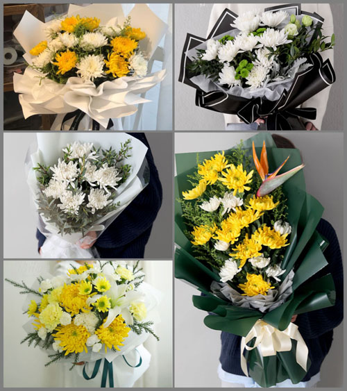 河南新乡凤泉区大块镇白事花束代送